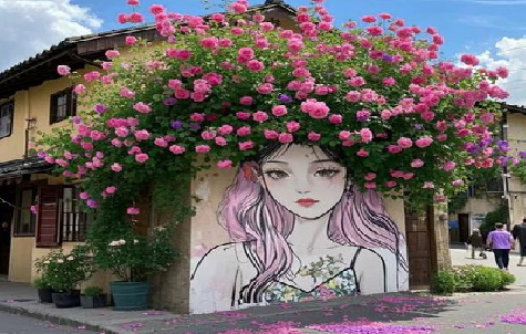 瑞丽怎么设计网红打卡墙绘