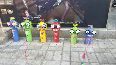 瑞丽商业区彩绘