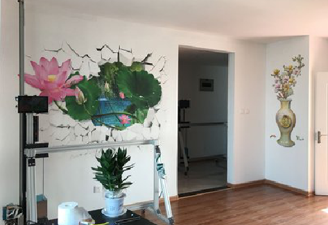 瑞丽墙体彩绘相比墙纸的优势。