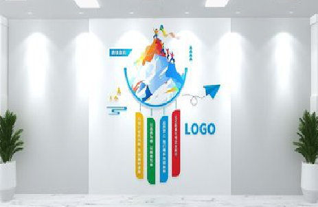 瑞丽公司企业形象墙的工艺材料有哪些？